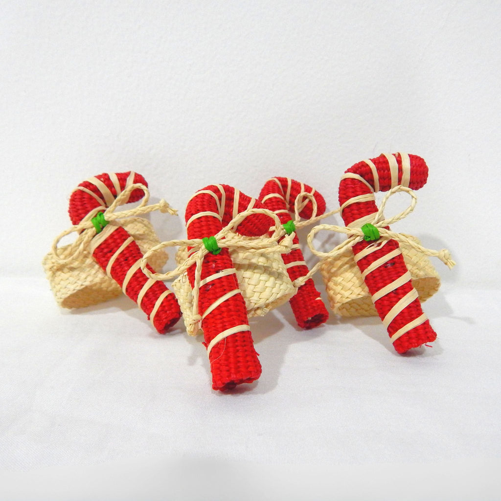 Servilleteros con Bastoncillo Guirnalda (set de 4)