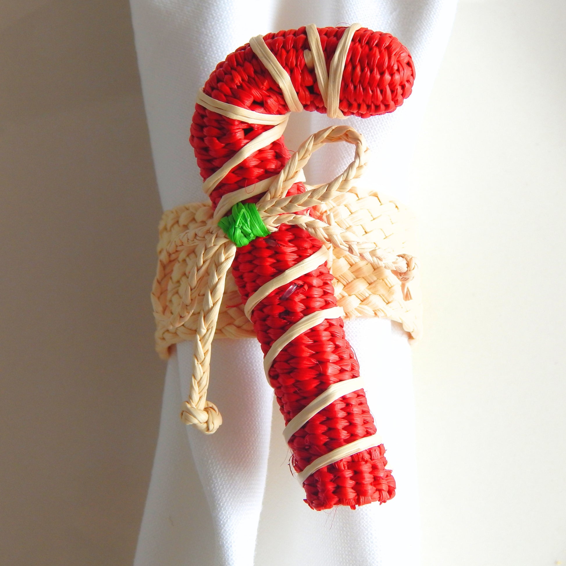 Servilleteros con Bastoncillo Guirnalda (set de 4)